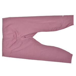 Nike Dri-FIT Plus Size 2X High Rise Athletic Leggings Swoosh Pink Stretch Yoga